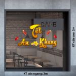 DECAL TRANG TRÍ TẾT AN KHANG ÁNH VÀNG