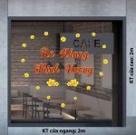 DECAL TRANG TRÍ TẾT AN KHANG THỊNH VƯỢNG VÀ MAI VÀNG