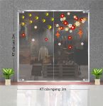 DECAL TRANG TRÍ TẾT CÀNH HOA XUÂN VÀ ÉN VÀNG