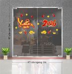 DECAL DÁN KÍNH TRANG TRÍ TẾT XUÂN BÍNH NGỌ 2026