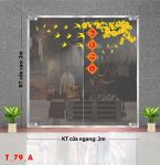 DECAL TRANG TRÍ TẾT MAI VÀNG VẠN SỰ NHƯ Ý