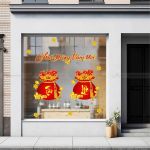 DECAL TRANG TRÍ TẾT CHÚC MỪNG NĂM MỚI TÀI LỘC ĐẦY ĐỦ