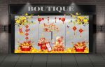 DECAL TRANG TRÍ TẾT MỪNG XUÂN ẤT TỴ TÀI LỘC HOAN HỈ