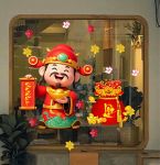 DECAL TRANG TRÍ TẾT THẦN TÀI VÀ TÚI LỘC ĐỎ