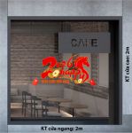 DECAL TRANG TRÍ TẾT SỐ 2026 SẮC ĐỎ XUÂN BÍNH NGỌ