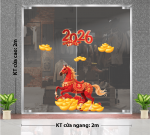 DECAL TRANG TRÍ TẾT BÍNH NGỌ 2026