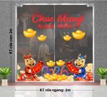 DECAL TRANG TRÍ TẾT CHÚC MỪNG NĂM MỚI XUÂN BÍNH NGỌ