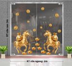 TRANG TRÍ TẾT BÍNH NGỌ ĐÔI NGỰA CHỞ VÀNG