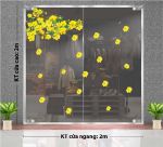 DECAL TRANG TRÍ TẾT MAI VÀNG PHÚ QUÝ 2