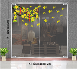 DECAL DÁN KÍNH TRANG TRÍ TẾT CÀNH MAI VÀ ÉN VÀNG