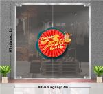 DECAL DÁN KÍNH TRANG TRÍ TẾT LIỄN TRÒN CHÀO XUÂN BÍNH NGỌ 2026