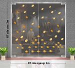 DECAL DÁN KÍNH TRANG TRÍ TẾT ĐỒNG TIỀN VÀ THỎI VÀNG