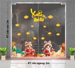 DECAL DÁN KÍNH TRANG TRÍ TẾT XUÂN BÍNH NGỌ 