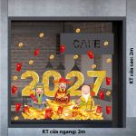 TRANG TRÍ TẾT TRÊN KÍNH PHÚC LỘC THỌ CHÀO XUÂN 2027