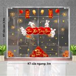 DECAL TRANG TRÍ TẾT TRUNG THU CHO NHÀ HÀNG VUI HỘI TRĂNG RẰM
