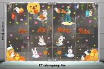 DECAL TRANG RÍ TRUNG THU CHO QUÁN ĂN VUI HỘI TRĂNG RẰM CÙNG CHÚ CUỘI