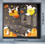 DECAL TRANG TRÍ TRUNG THU CUNG TRĂNG VÀ ĐÀN THỎ