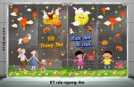 TRANG TRÍ TẾT TRUNG THU SẢNH CHUNG CƯ GIA ĐÌNH RƯỚC ĐÈN ĐI CHƠI