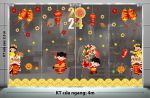TRANG TRÍ TẾT TRUNG THU 2024 BÉ MÚA RỒNG VÀ LỒNG ĐÈN ĐỎ