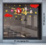 DECAL TRANG TRÍ TẾT TRUNG THU SỐ 2024 ÁNH TRĂNG VÀ VÌ SAO