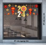 DECAL TRANG TRÍ TẾT TRUNG THU SỐ 2024 VÀ LỒNG ĐÈN TREO