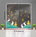 DECAL TRANG TRÍ TẾT TRUNG THU CUNG TRĂNG VÀ VÌ SAO