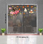 DECAL TRANG TRÍ TẾT TRUNG THU CHỊ HẰNG THẢ ĐÈN LỒNG