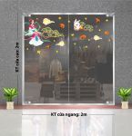 DECAL  TRANG TRÍ TẾT TRUNG THU HẰNG NGA VÀ THỎ TRẮNG