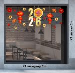 DECAL TRANG TRÍ TRUNG THU QUÁN CAFE LỒNG ĐÈN 2026